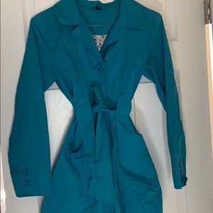 Electric Blue Hey Girl Light Trench